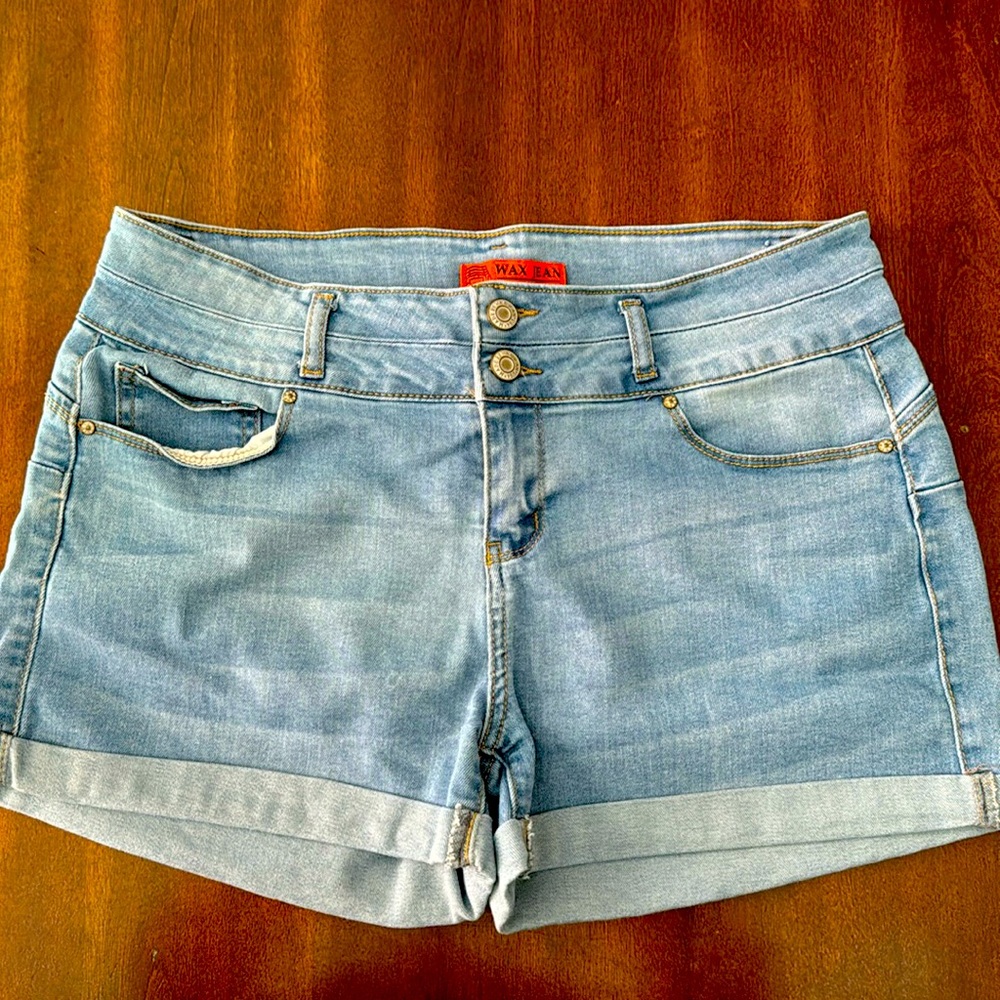 Wax Jean shorts worn once
